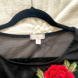 CC goth mesh slip dress, size M